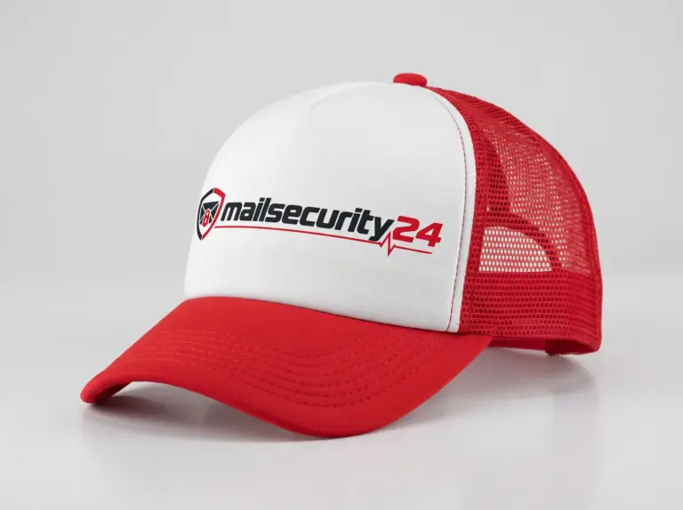 Mailsecurity24 Trucker-Cap (Visualisierung)