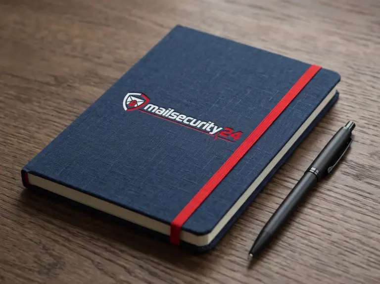 Mailsecurity24 A5 notebook (Visualisation)
