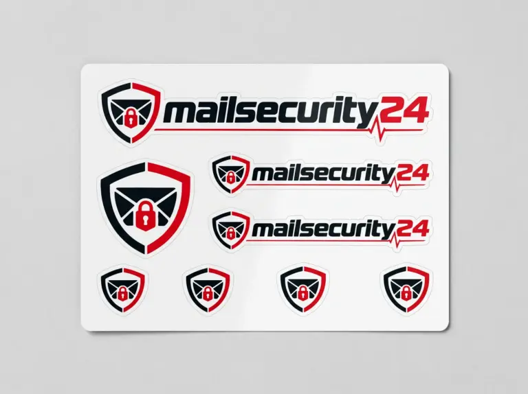 Mailsecurity24 Sticker sheet (Visualisation)